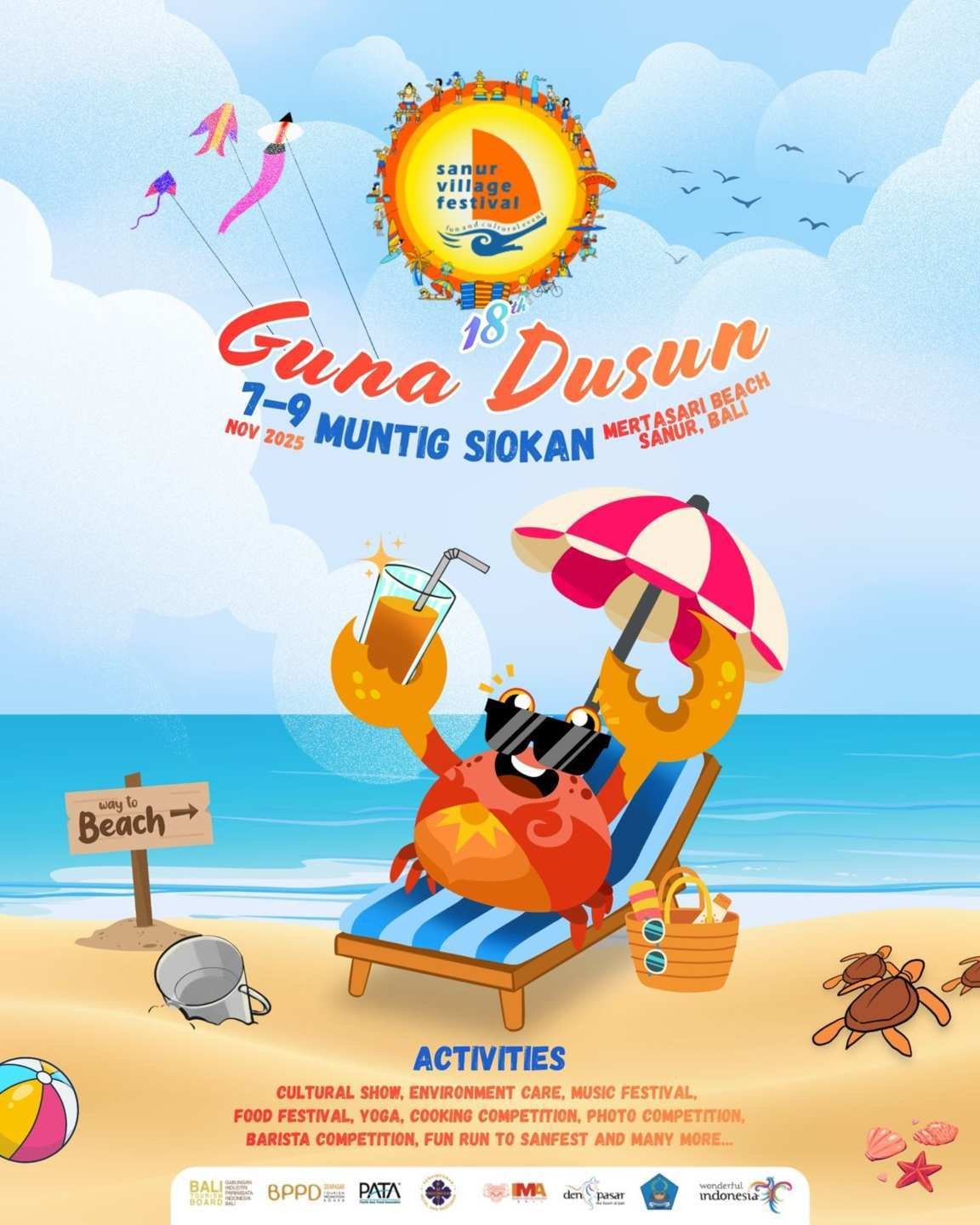 Sanur Village Festival ke-18 Digelar November 2025, Usung Tema “Guna Dusun”