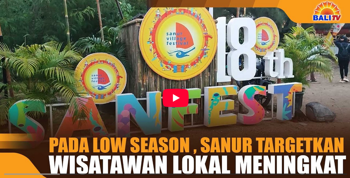 Pada Low Season, Sanur Targetkan Wisatawan Lokal Meningkat