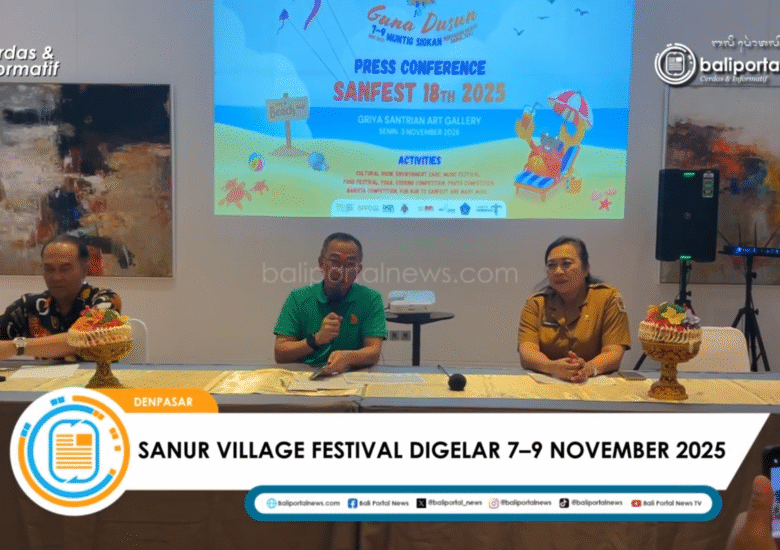 SANUR VILLAGE FESTIVAL DIGELAR 7–9 NOVEMBER 2025 | Berita Terkini