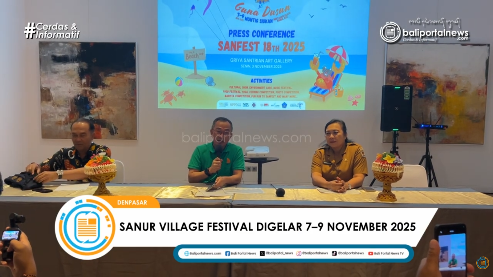 SANUR VILLAGE FESTIVAL DIGELAR 7–9 NOVEMBER 2025 | Berita Terkini